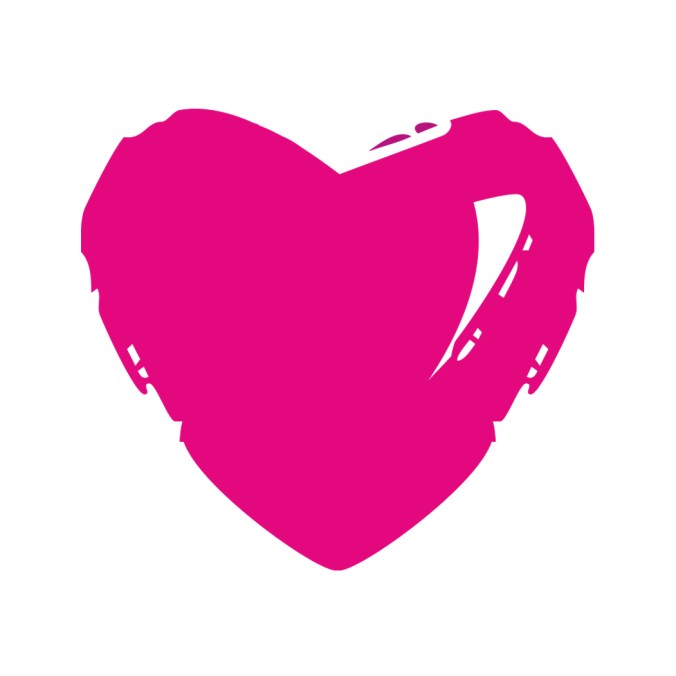 corazon logo rosa